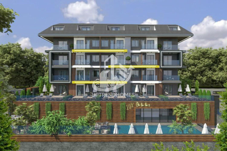 Квартира 1+1 в Кестеле, Турция | PTE-64163