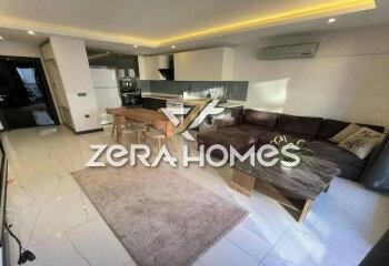 Двухкомнтаная квартира 2+1 в Алании, Турция