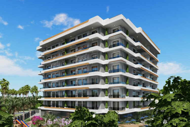 Квартира 1+1 в Газипаше, Турция | PTE-64371