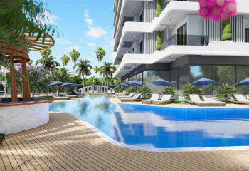 Квартира 1+1 в Газипаше, Турция | PTE-64371