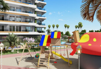 Квартира 1+1 в Газипаше, Турция | PTE-64371