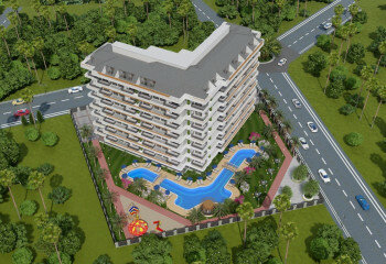 Квартира 1+1 в Газипаше, Турция | PTE-64371