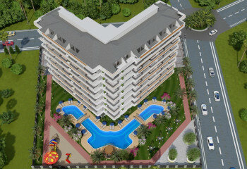 Квартира 1+1 в Газипаше, Турция | PTE-64371