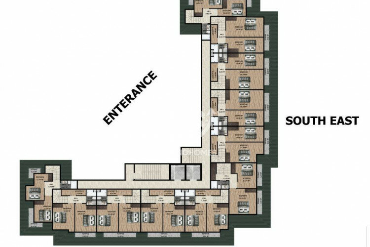 Квартира 1+1 в Газипаше, Турция | SBB-64388