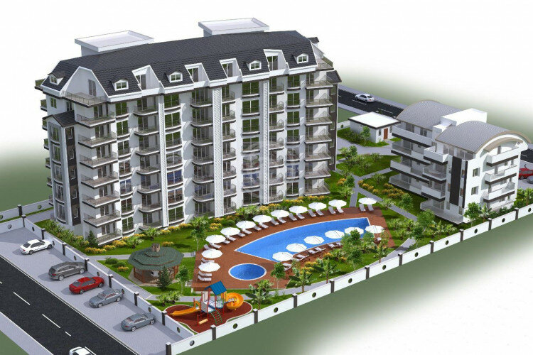 Квартира 1+1 в Газипаше, Турция | STE-64404