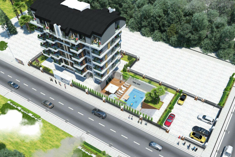 Квартира 2+1 в Газипаше, Турция | STE-64409