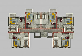 Квартира 2+1 в Газипаше, Турция | STE-64409