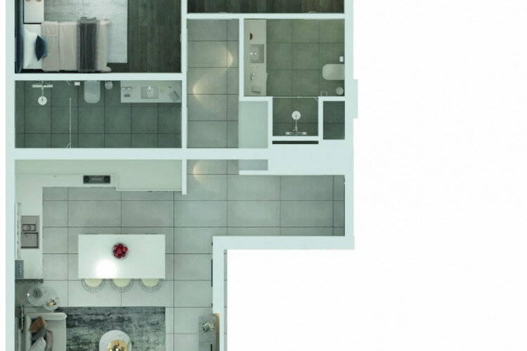 Квартира 2+1 в Мерсине, Турция | PKK-64461