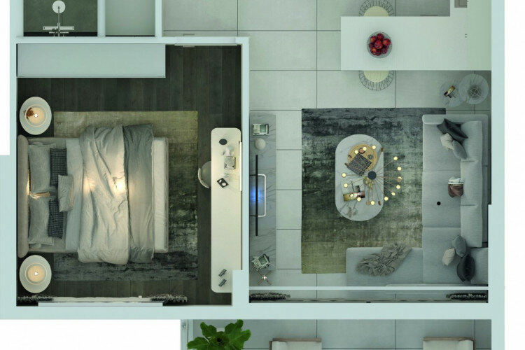 Квартира 1+1 в Мерсине, Турция | STE-64460