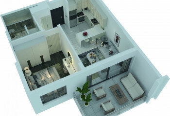 Квартира 1+1 в Мерсине, Турция | STE-64460