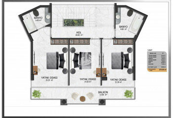 Вилла 3+1 в Алании, Турция | PBB-64511