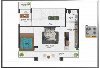 Вилла 3+1 в Алании, Турция | PBB-64511