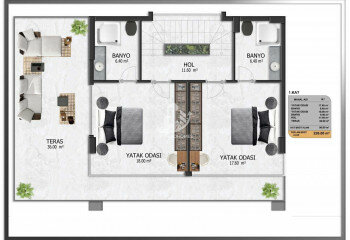 Вилла 3+1 в Алании, Турция | PBB-64511