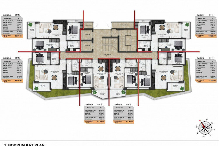 Пентхаус 2+1 в Алании, Турция | SBB-64621