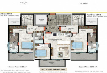 Квартира 2+1 в Алании, Турция | STE-64613