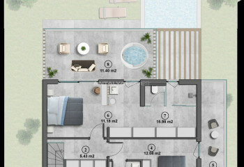 Вилла 4+1 в Алании, Турция | STE-64617