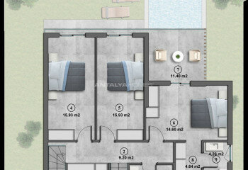 Вилла 4+1 в Алании, Турция | STE-64617