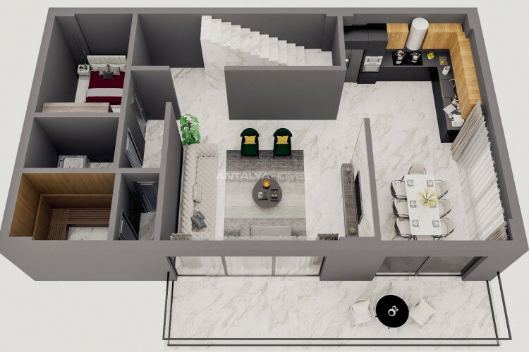 Вилла 4+1 в Алании, Турция | STE-64628