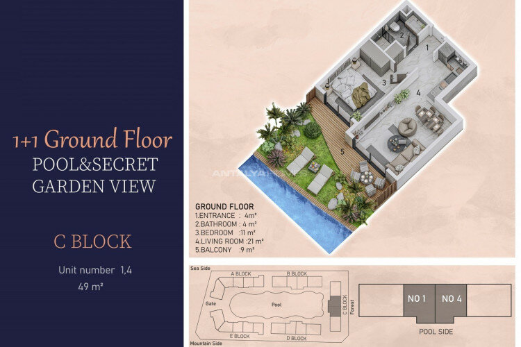 Пентхаус 2+1 в Алании, Турция | STE-64634