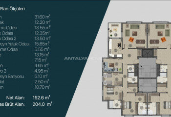 Квартира 3+1 в Йомре, Турция | PBB-64650