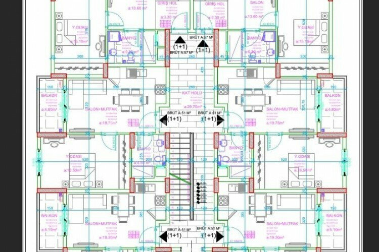Квартира 4+1 в Йомре, Турция | PTE-64651