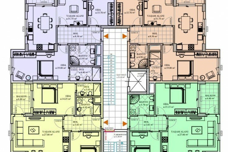 Квартира 4+1 в Йомре, Турция | PTE-64651