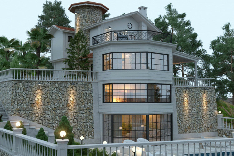 Вилла 5+1 в Бекташе, Алания, Турция | PBB-64685