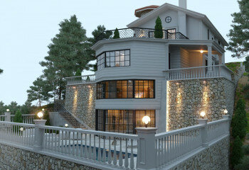 Вилла 5+1 в Бекташе, Алания, Турция | PBB-64685