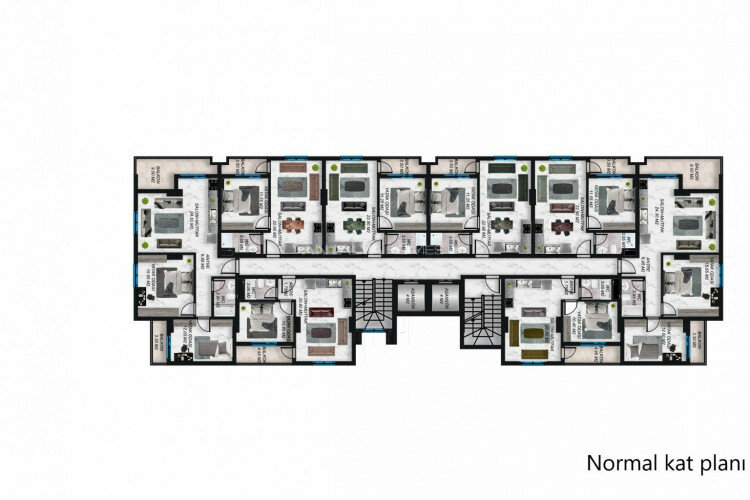 Пентхаус 2+1 в Алании, Турция | PKK-64689