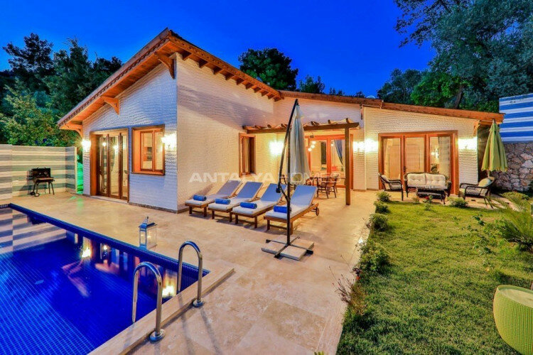 Вилла 2+1 в Каше, Турция | PTE-64695