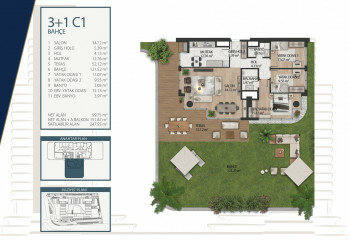 Квартира 3+1 в Стамбуле, Турция | PKK-64732