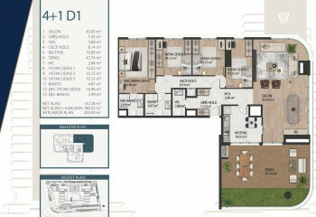 Квартира 4+1 в Стамбуле, Турция | STE-64733