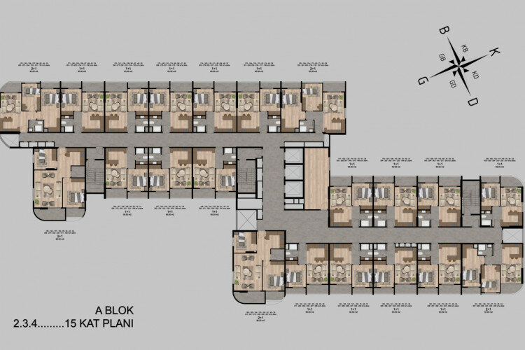 Квартира 1+1 в Мерсине, Турция | STE-64776