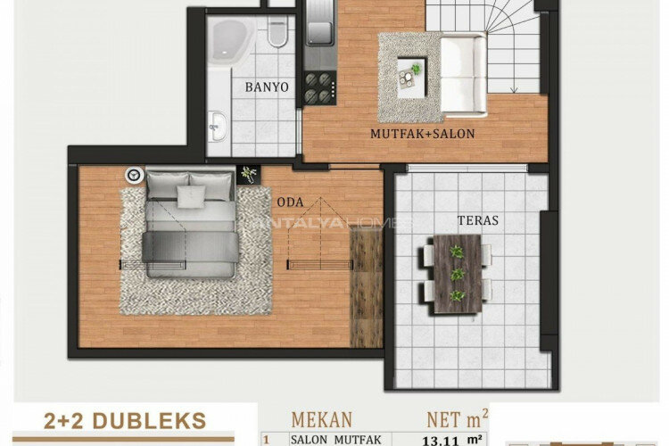 Квартира 2+1 в Стамбуле, Турция | STE-64812