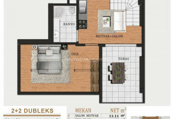 Квартира 3+1 в Стамбуле, Турция | PTE-64813