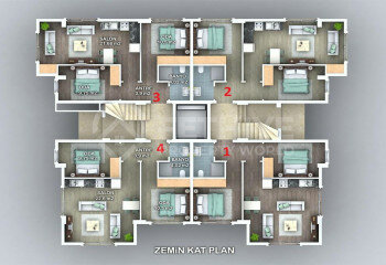 Квартира 2+1 в Фетхие, Турция | PBB-64852