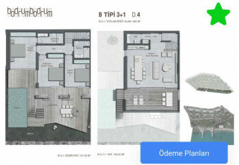 Квартира 2+1 в Бодруме, Турция | PTE-64884
