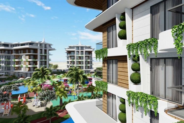 Квартира 1+1 в Алании, Турция | PTE-64890