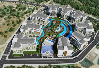 Квартира 1+1 в Алании, Турция | PTE-64890