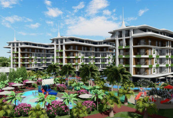 Квартира 1+1 в Алании, Турция | PTE-64890