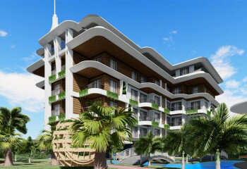 Квартира 1+1 в Алании, Турция | PTE-64890