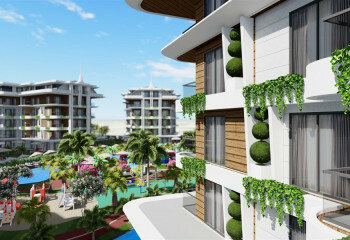 Квартира 1+1 в Алании, Турция | PTE-64890