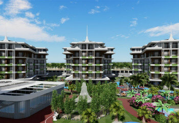 Квартира 1+1 в Алании, Турция | PTE-64890