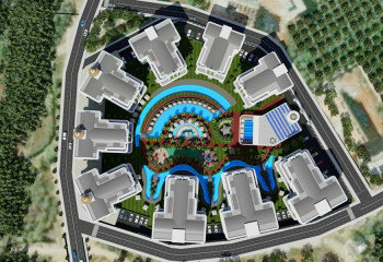 Квартира 1+1 в Алании, Турция | PTE-64890