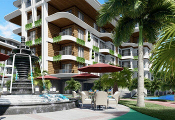 Квартира 1+1 в Алании, Турция | PTE-64890