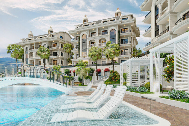 Квартира 1+1 в Тюрклере, Алания, Турция | PTE-64933