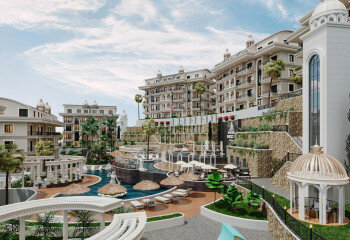 Квартира 1+1 в Тюрклере, Алания, Турция | PTE-64933