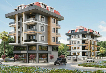 Апартаменты 1+1 в Алании, Турция 