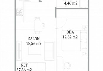 Квартира 2+1 в Стамбуле, Турция | PKK-64994