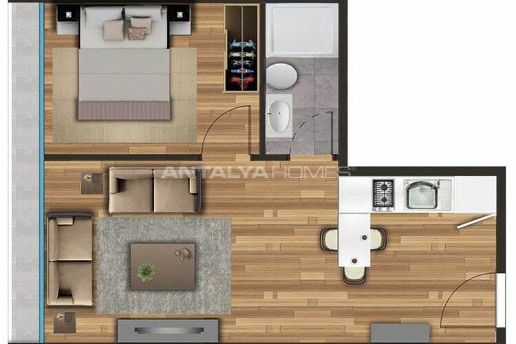 Квартира 2+1 в Стамбуле, Турция | STE-64991